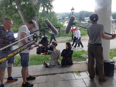 Съемки сериала В парке Чаир в городе Суздаль 15 июня 2021 года