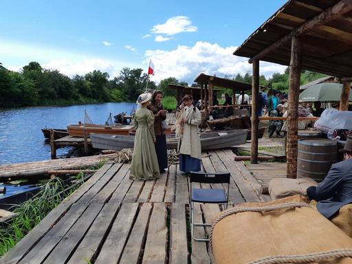 Съемки сериала Угрюм река в городе Суздаль 7 июля 2019 года