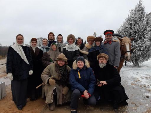 Съемки сериала Угрюм река в городе Суздаль 24 декабря 2019 года
