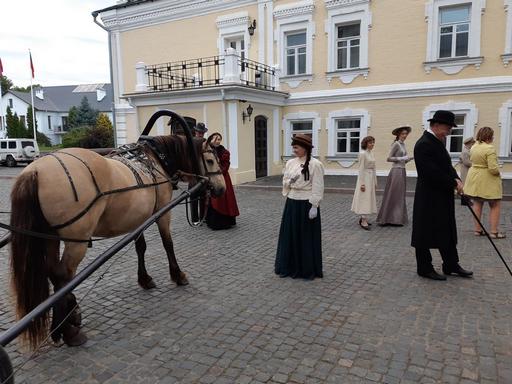 Съемки сериала «Угрюм река» в городе Суздаль 6 июля 2019 года