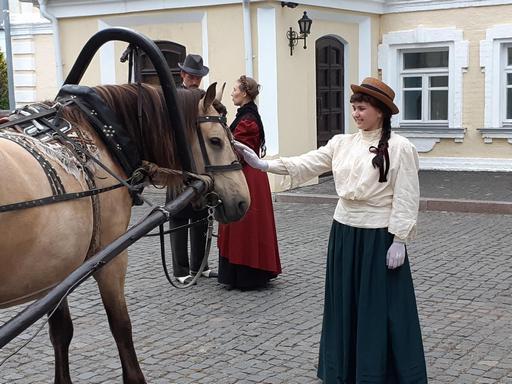 Съемки сериала «Угрюм река» в городе Суздаль 6 июля 2019 года