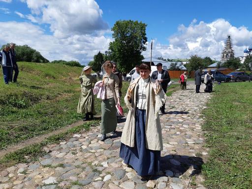 Съемки сериала «Угрюм река» в городе Суздаль 7 июля 2019 года