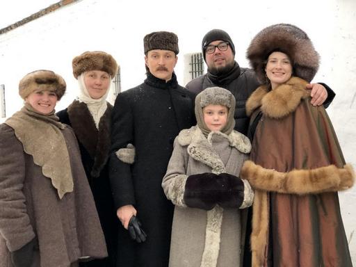 Съемки сериала Угрюм река в городе Суздаль 24 декабря 2019 года